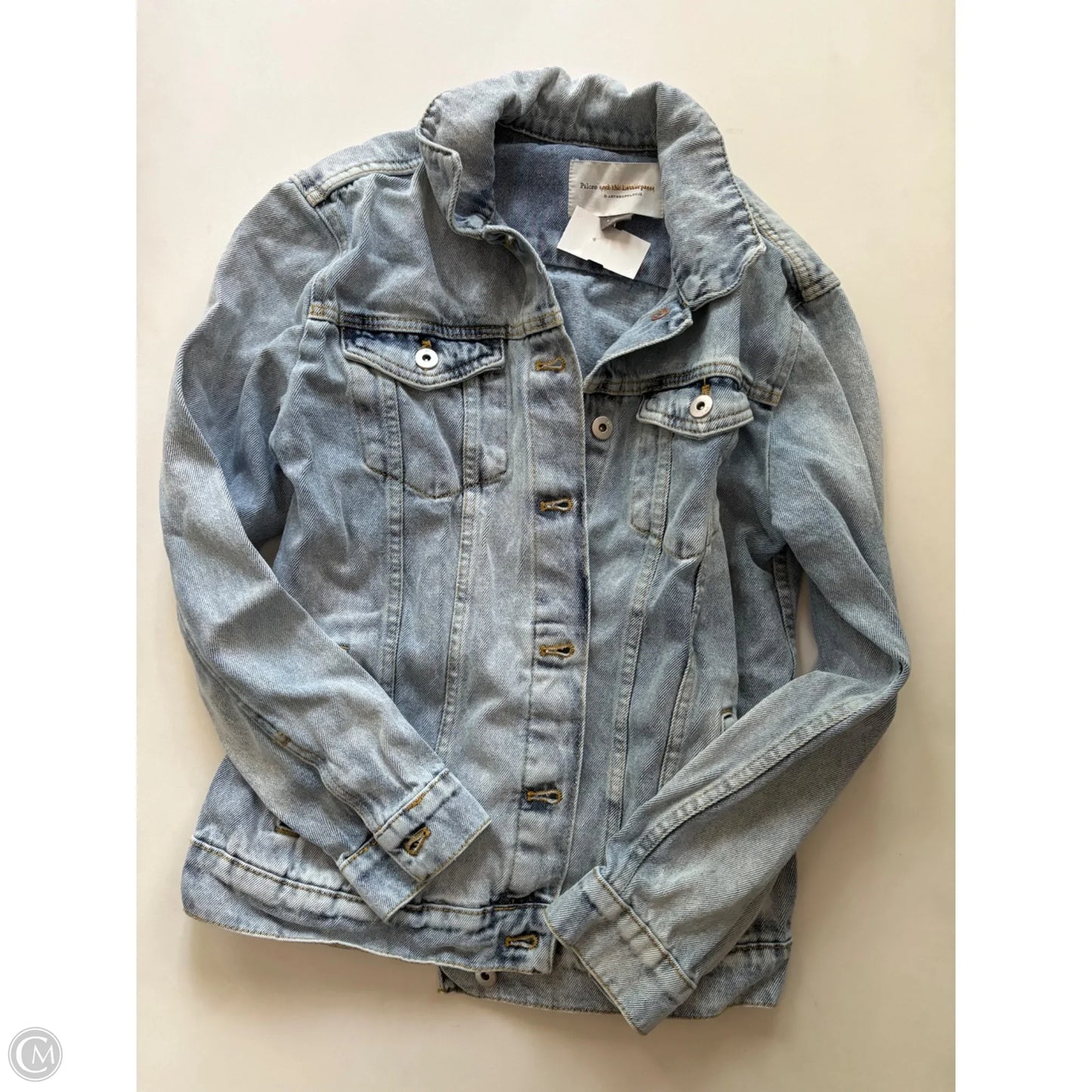 Jacket Denim By Pilcro In Blue, Size: Xs