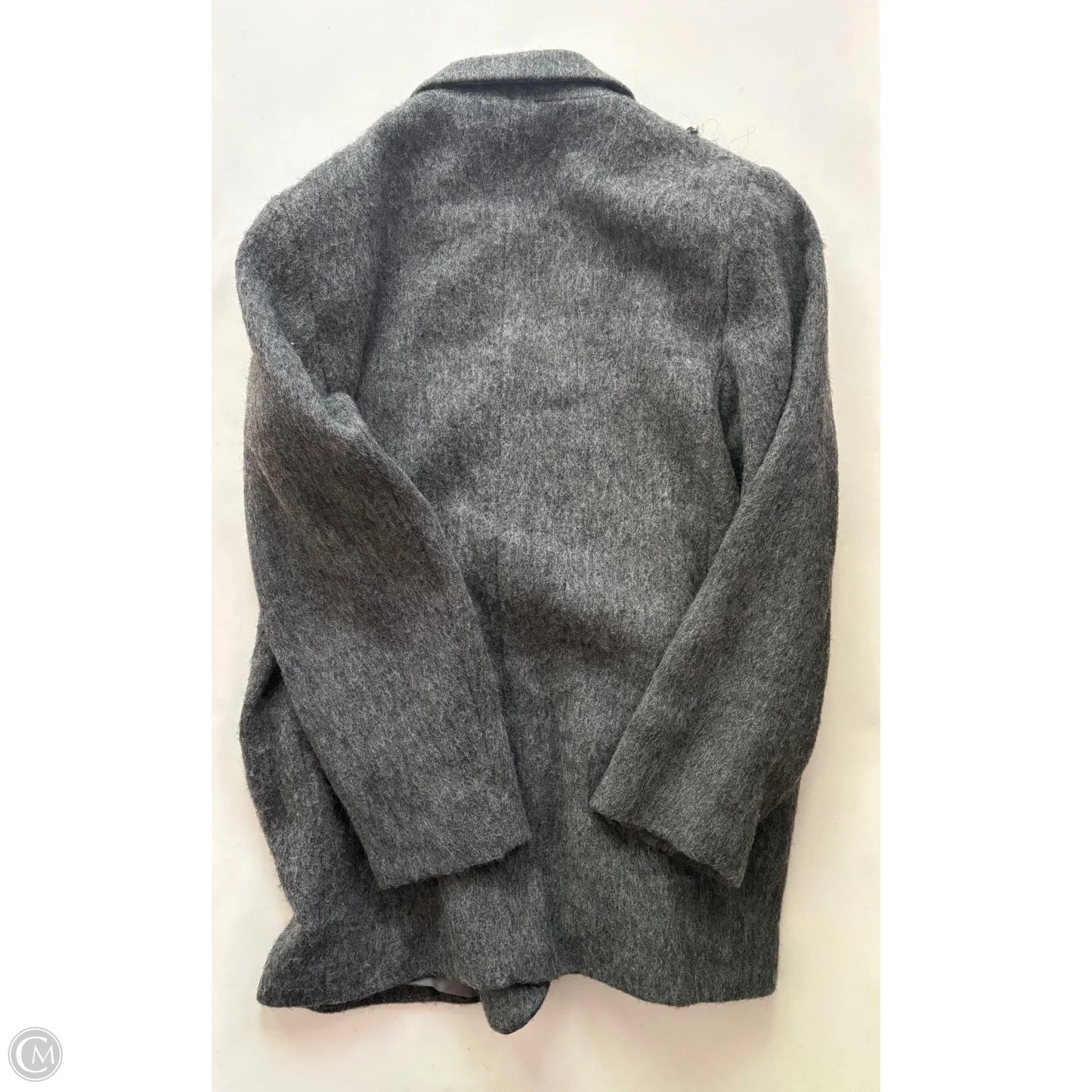 Coat Peacoat By H&m In Grey, Size: S