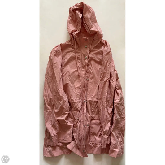 Jacket Windbreaker By Madewell In Pink, Size: Xl