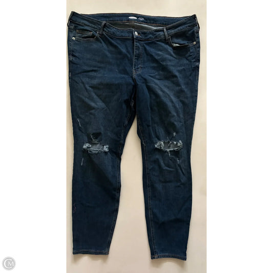 Jeans Straight By Old Navy In Blue, Size: 22