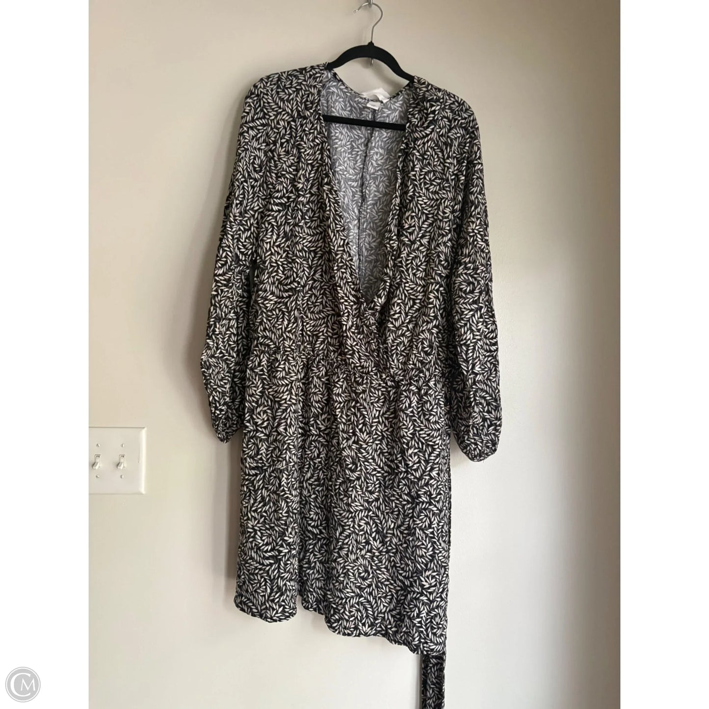 Dress Casual Midi By H&m In Black & Tan, Size: 2x