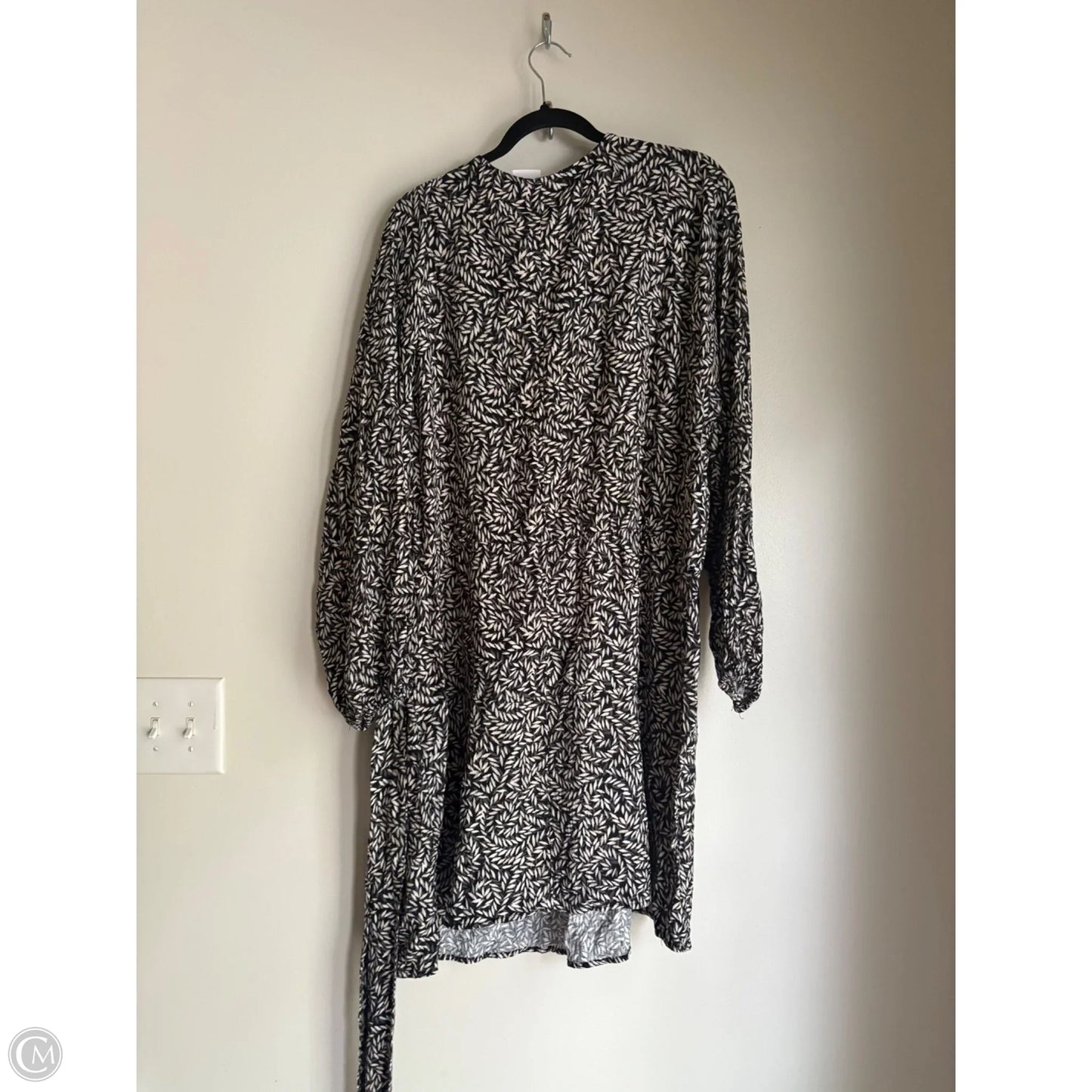 Dress Casual Midi By H&m In Black & Tan, Size: 2x