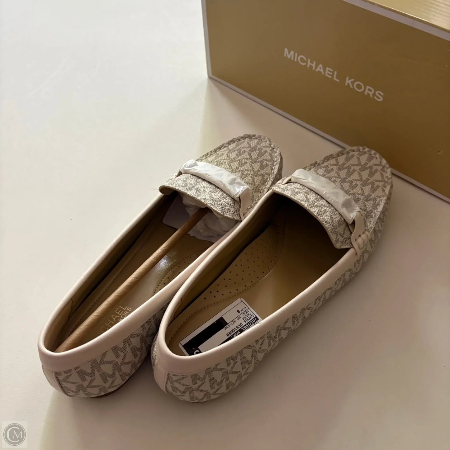 Shoes Designer By Michael Kors In Cream, Size: 8