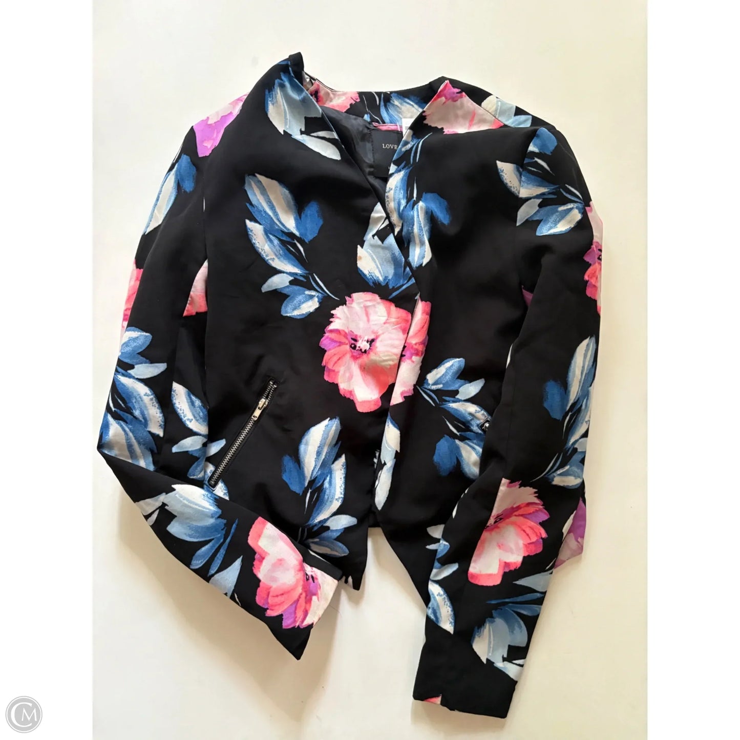 Blazer By Love Tree In Floral Print, Size: S