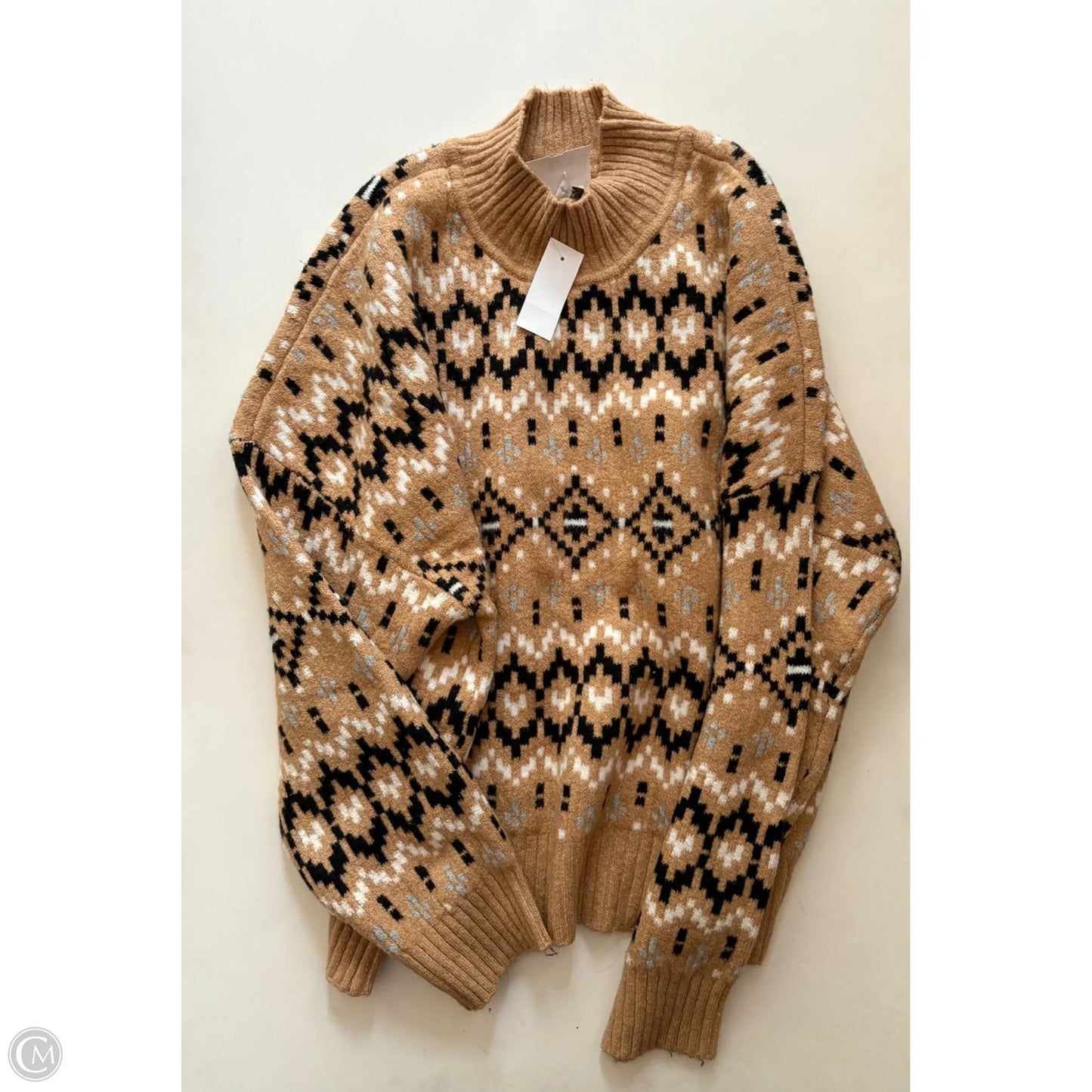 Sweater By Loft In Brown, Size: 2x