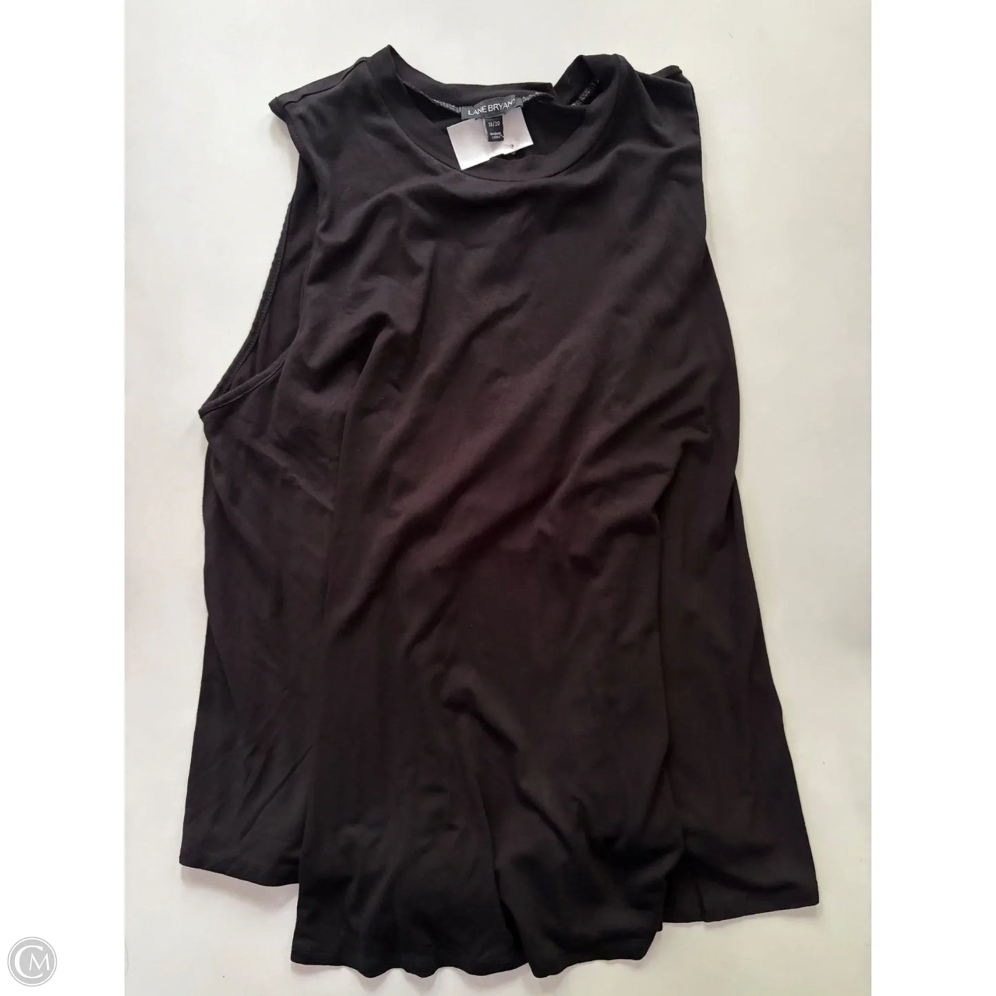 Top Sleeveless By Lane Bryant In Black, Size: 1x