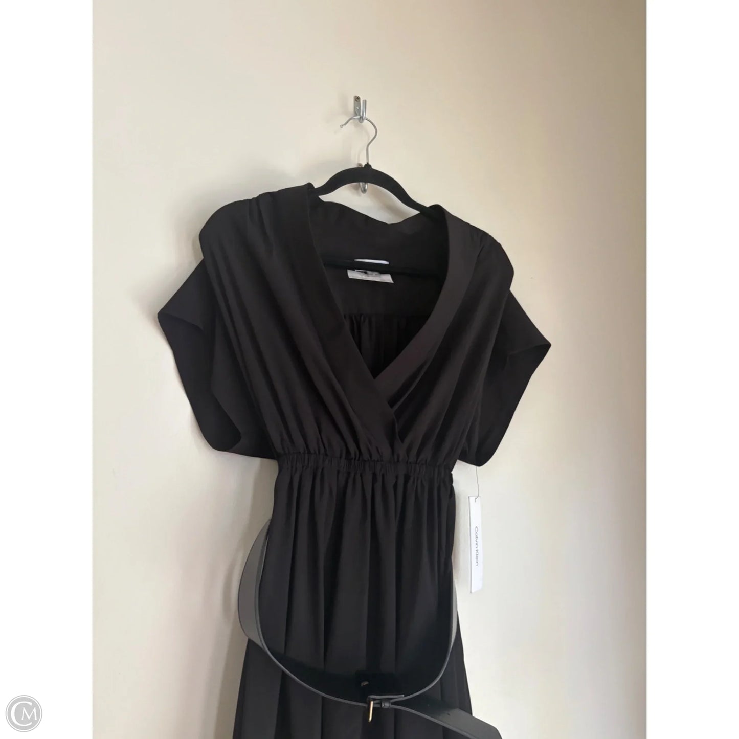 Dress Work By Calvin Klein In Black, Size: L
