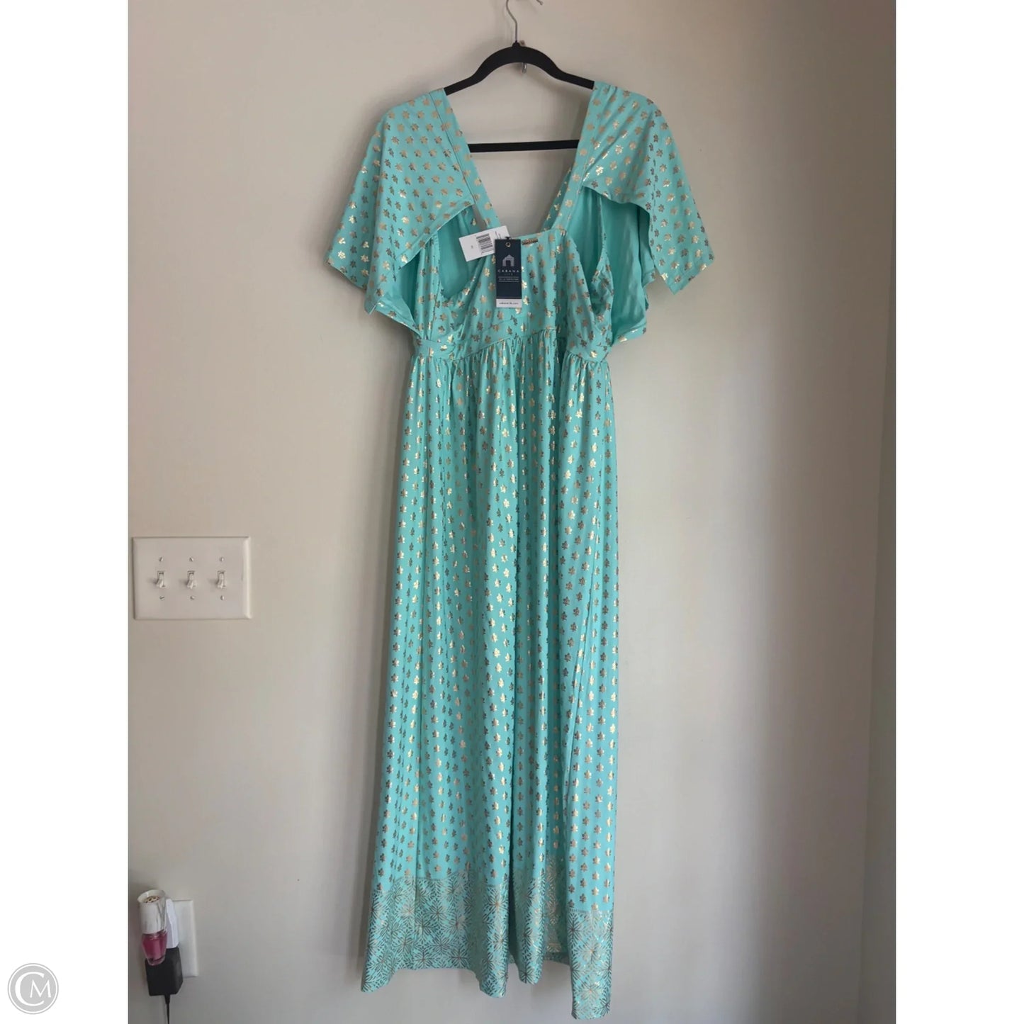 Dress Casual Maxi By Cabana Life In Blue, Size: Xl
