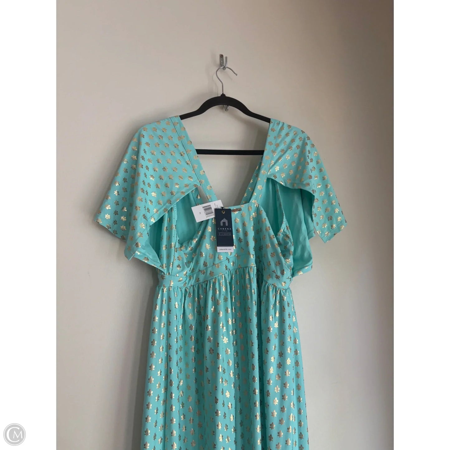 Dress Casual Maxi By Cabana Life In Blue, Size: Xl
