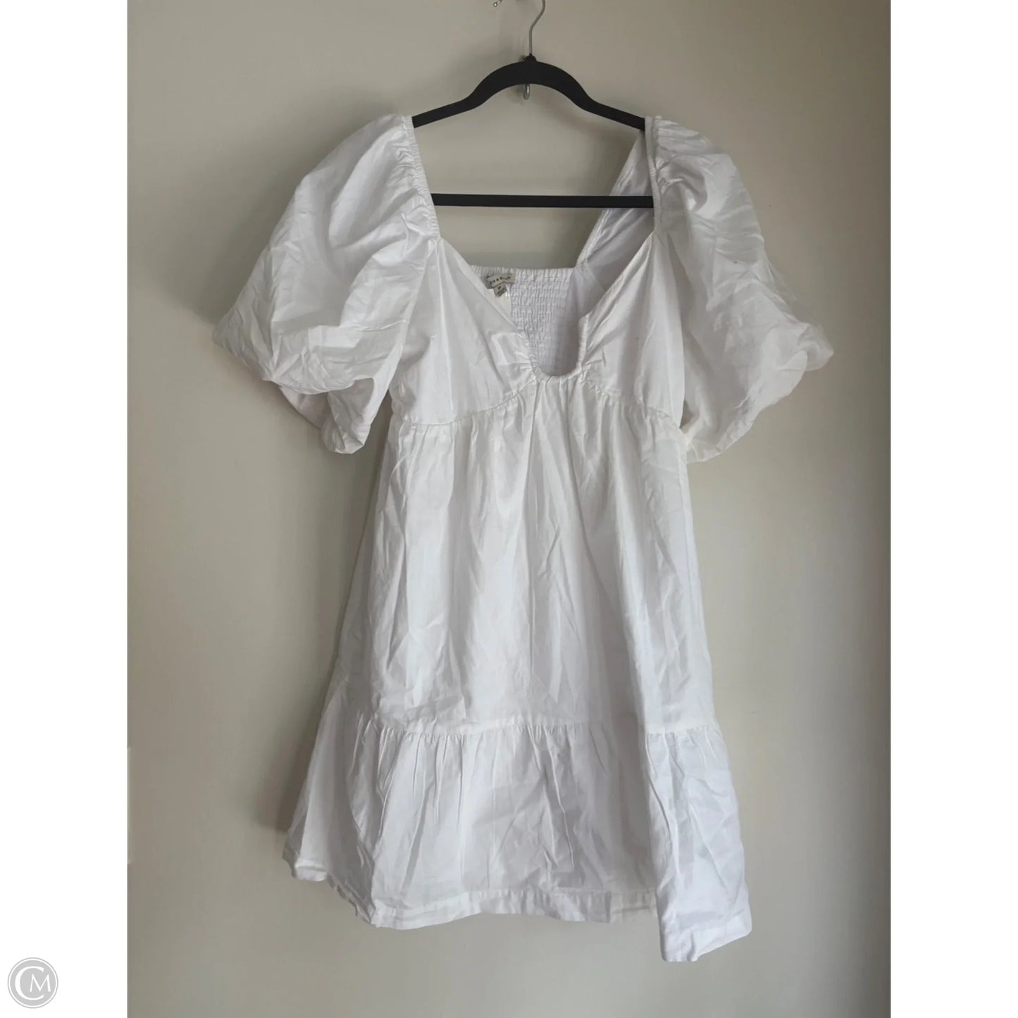Dress Casual Midi By Sim & Sam In White, Size: M
