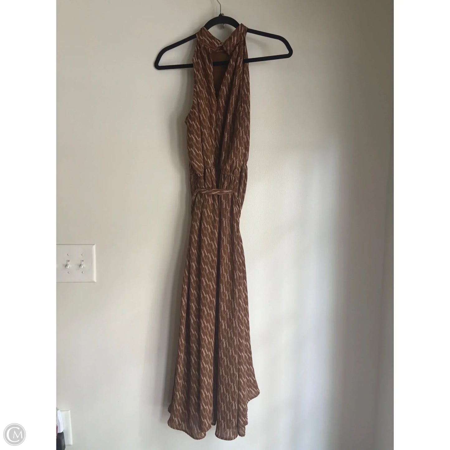 Dress Casual Maxi By Worthington In Brown, Size: L