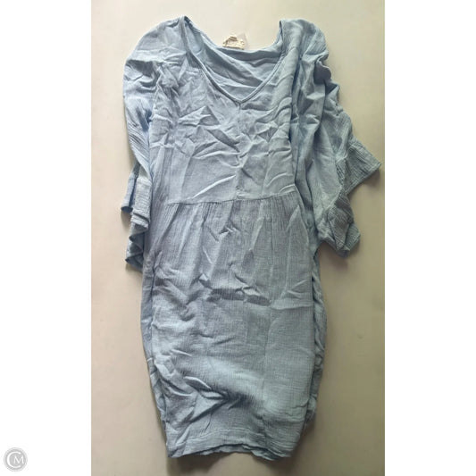 Dress Casual Midi By Before In Blue, Size: L