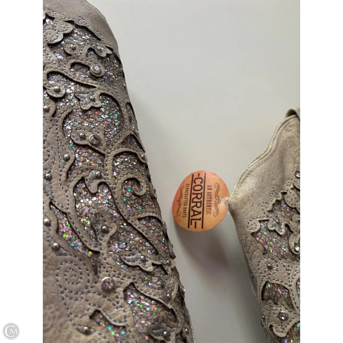 Boots Ankle Flats By Coral In Cream, Size: 9.5