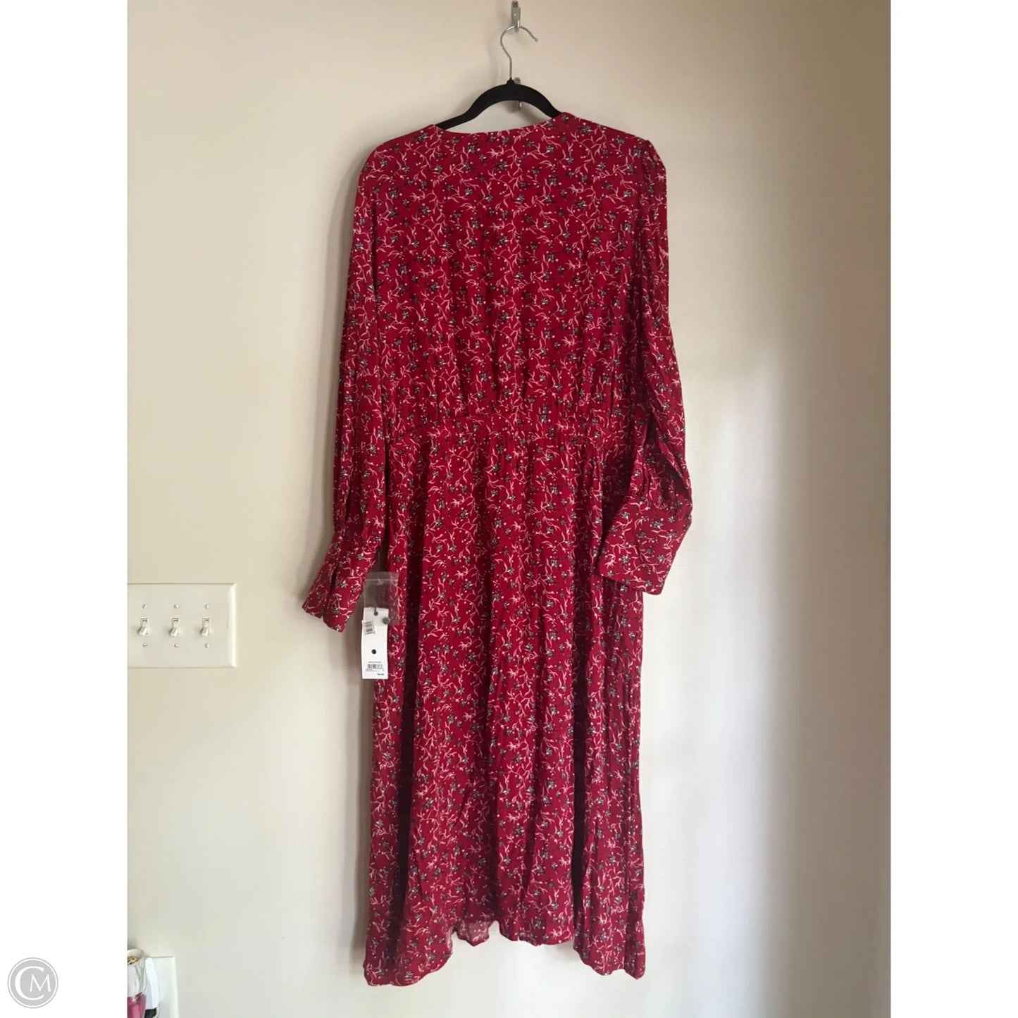 Dress Casual Maxi By Treasure And Bond In Red, Size: Xl