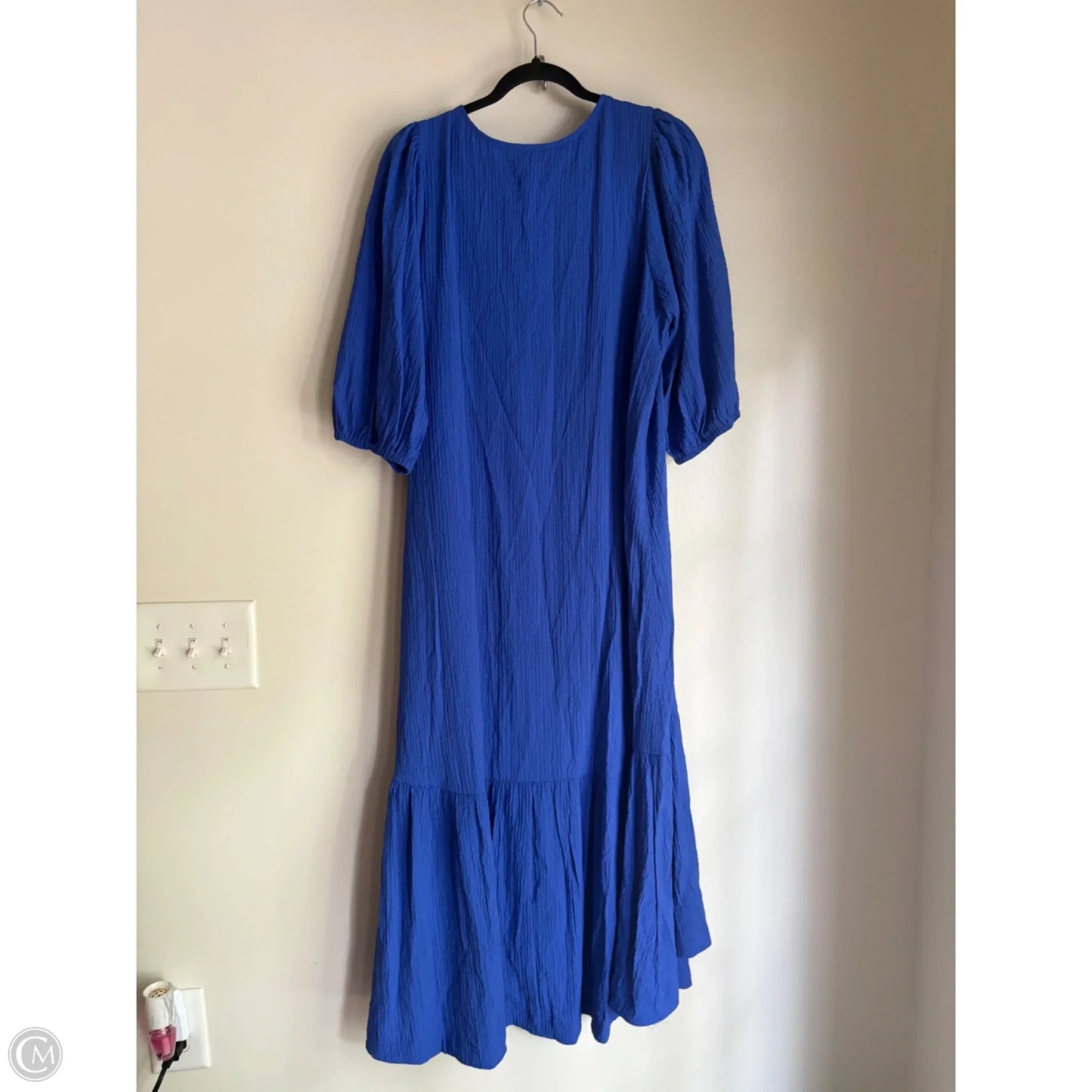 Dress Casual Maxi By Maeve In Blue, Size: L