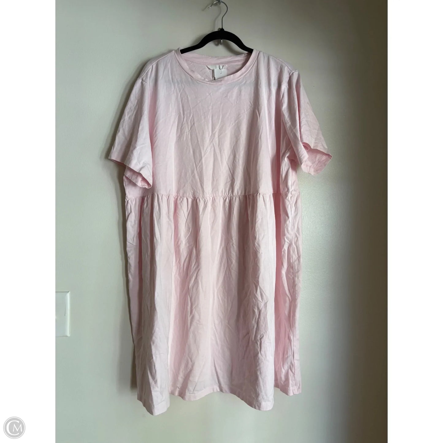 Dress Casual Midi By H&m In Pink, Size: 3x