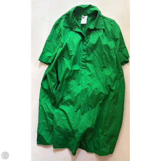 Dress Casual Midi By Old Navy In Green, Size: Xs