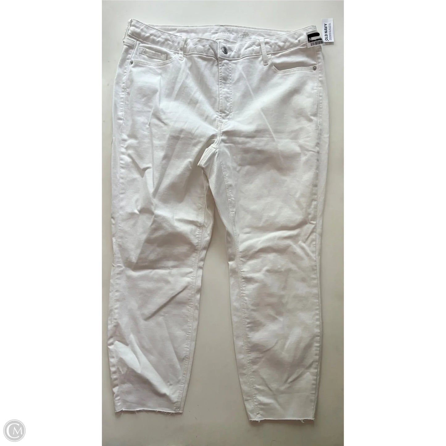 Jeans Straight By Old Navy In White, Size: 20