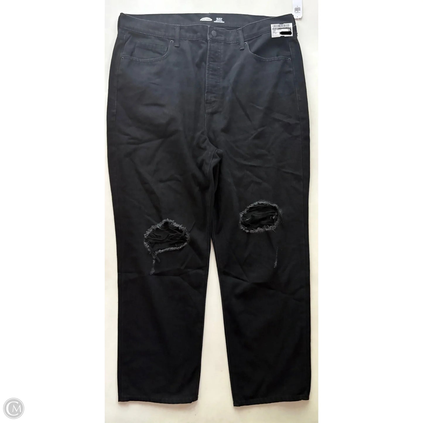 Jeans Straight By Old Navy In Black, Size: 18