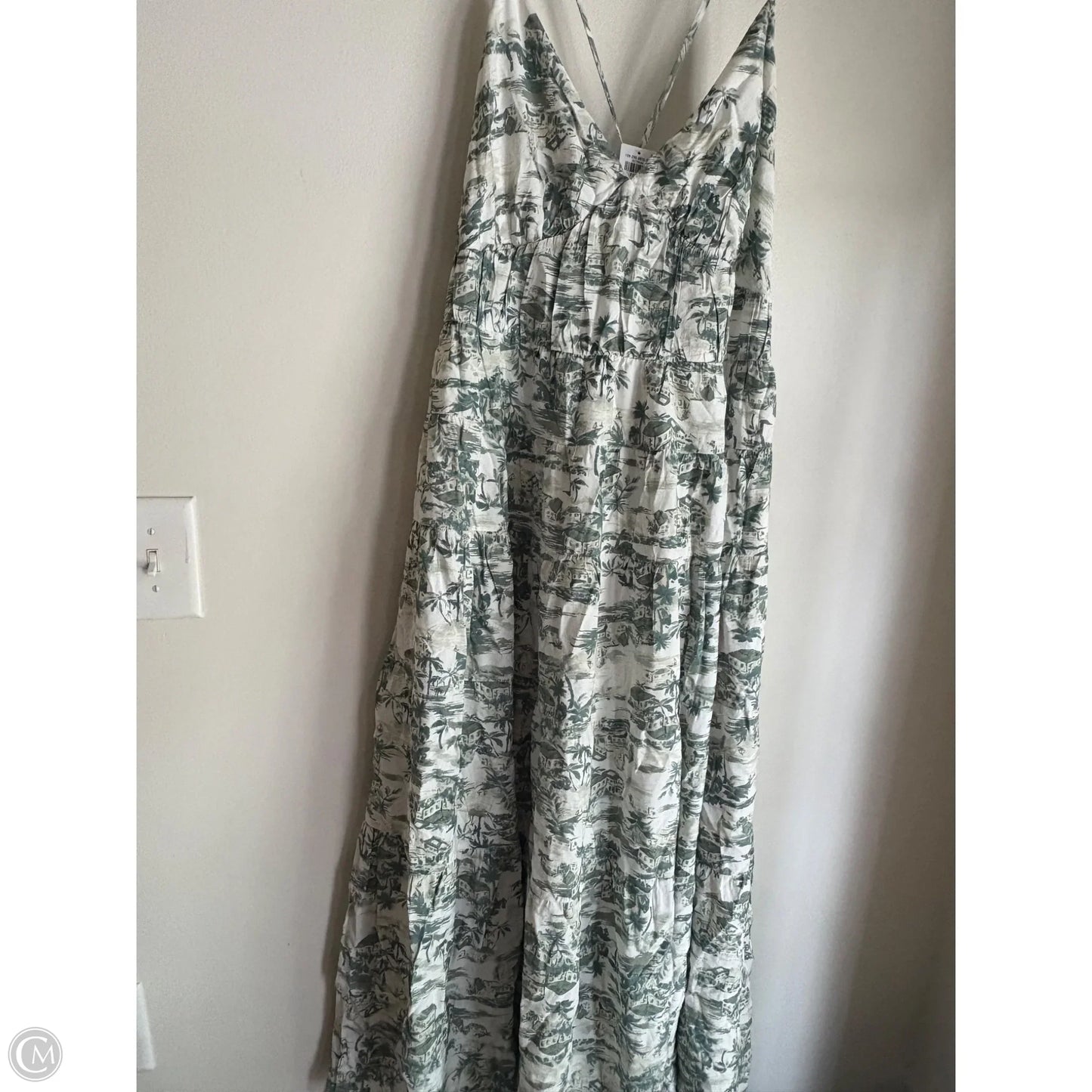 Dress Casual Maxi By Abercrombie And Fitch In Green, Size: Xl