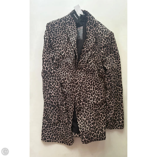 Blazer By Express In Animal Print, Size: L