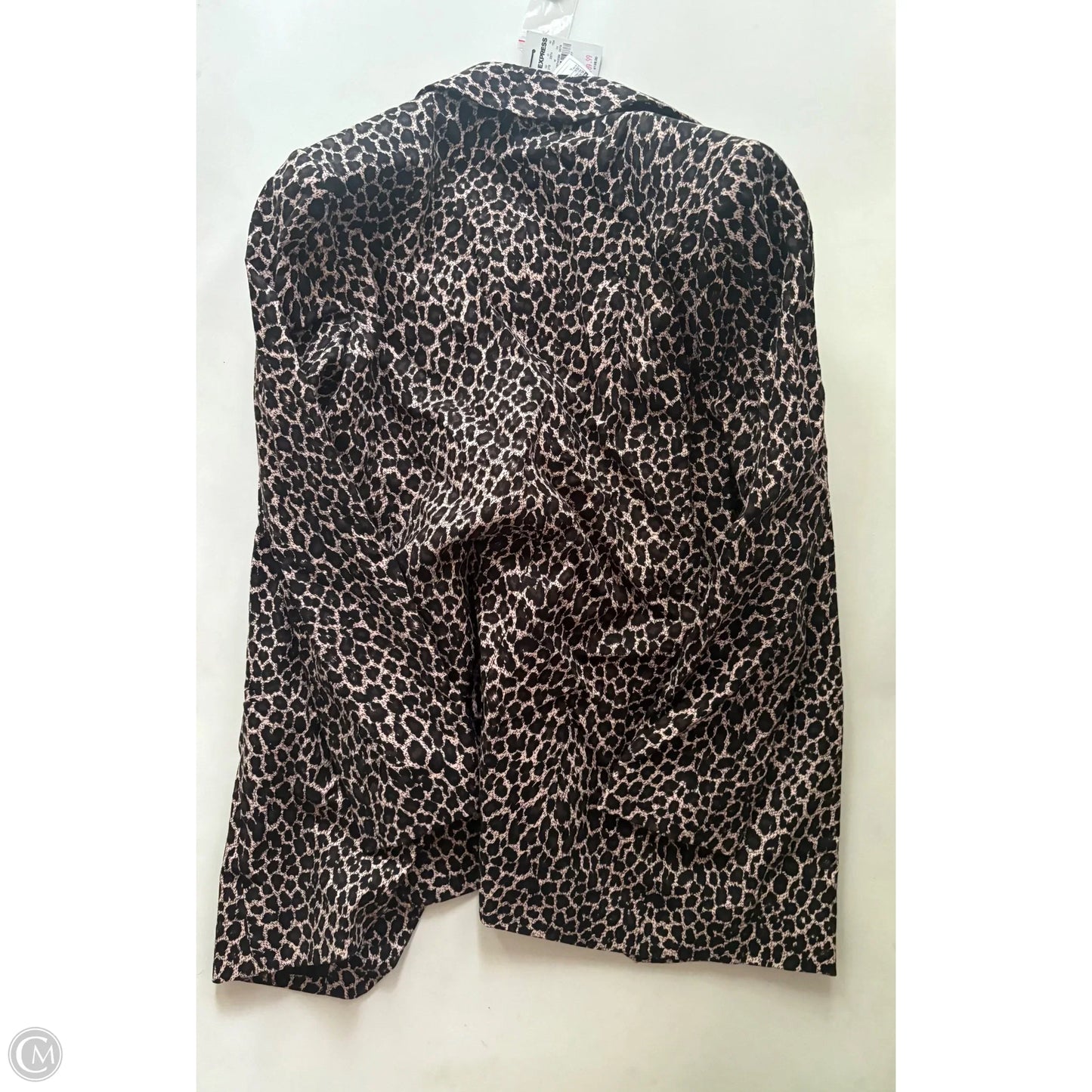 Blazer By Express In Animal Print, Size: L