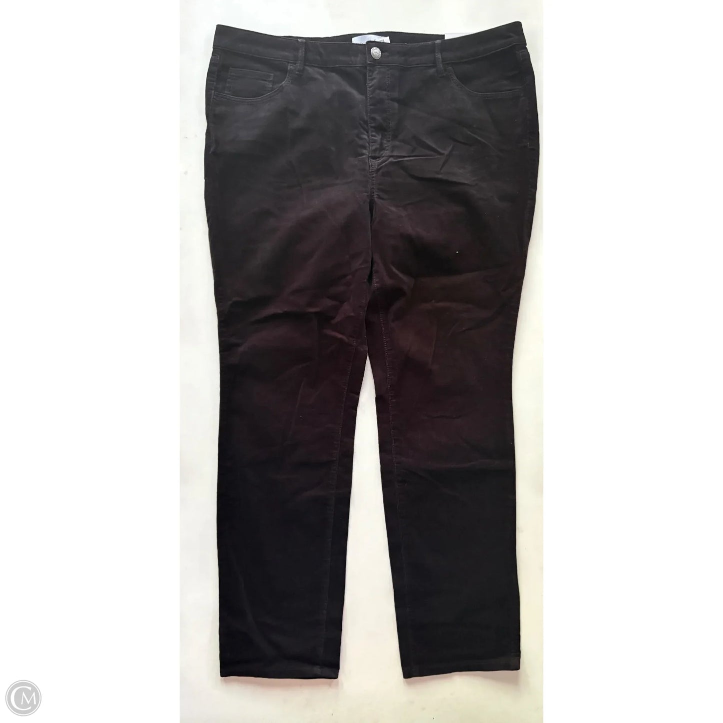 Pants Corduroy By Loft In Black, Size: 18