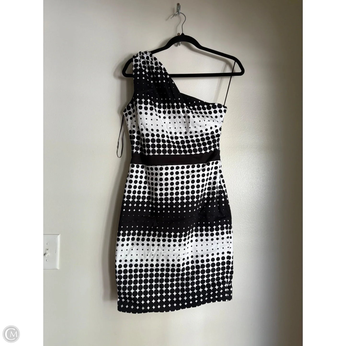 Dress Party Midi By Belle In Polkadot Pattern, Size: S