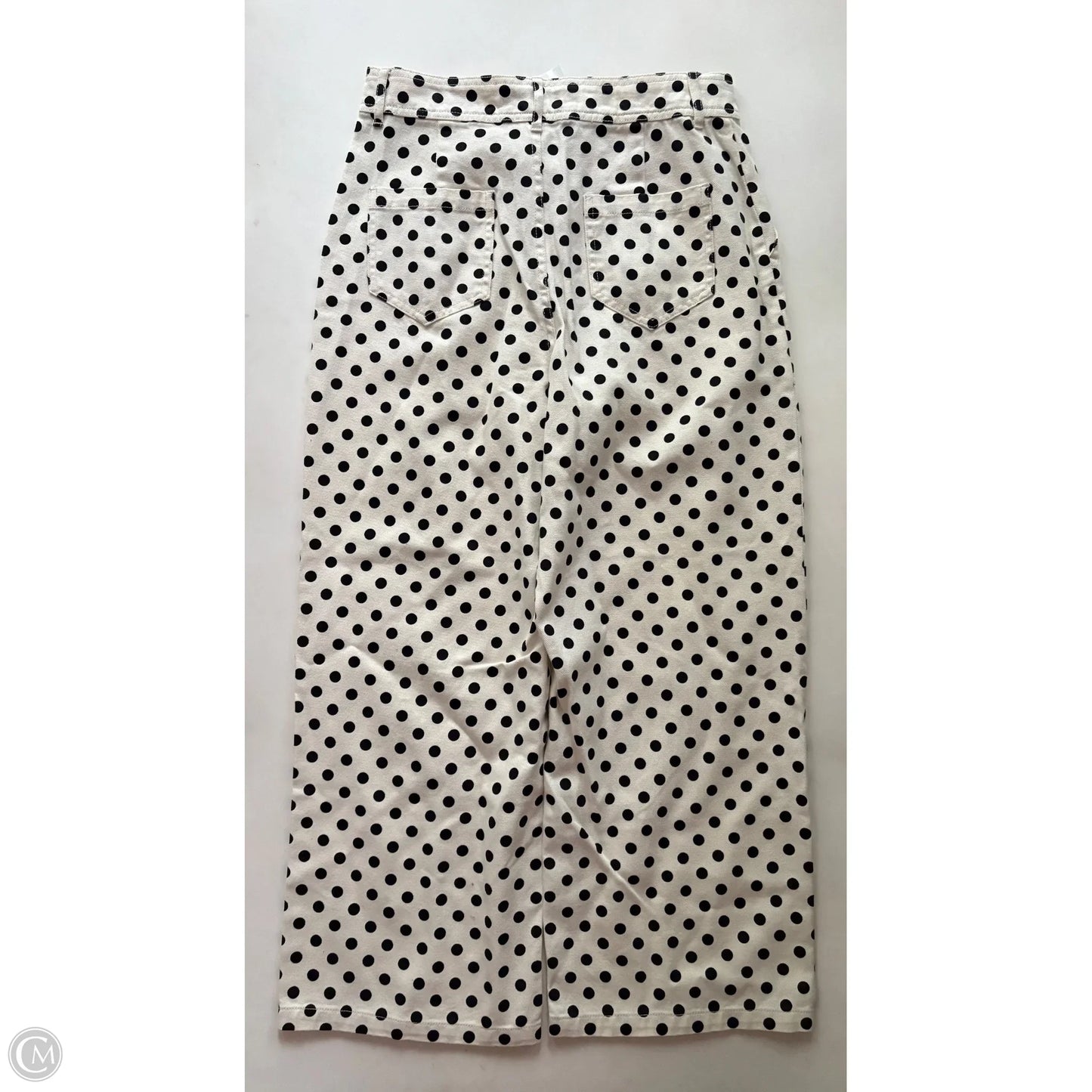 Jeans Wide Leg By Who What Wear In Polkadot Pattern, Size: 6