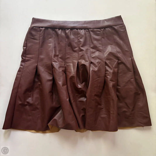 Skirt Mini & Short By Jolie In Brown, Size: 8