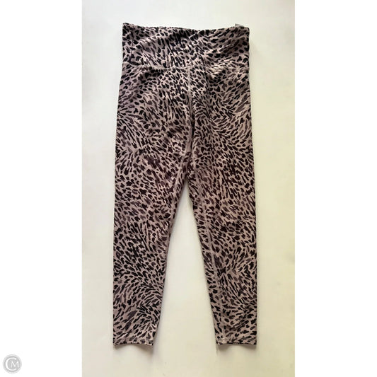 Athletic Leggings By Jessica Simpson In Animal Print, Size: L