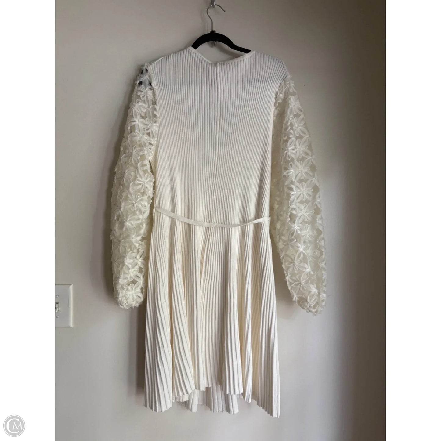 Dress Party Midi By Cato In Cream, Size: 1x