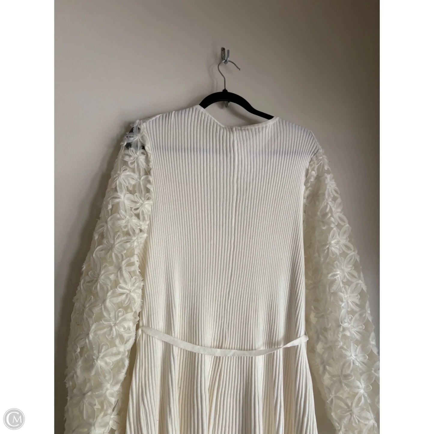 Dress Party Midi By Cato In Cream, Size: 1x