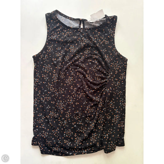 Top Sleeveless By Kaleigh In Black, Size: L
