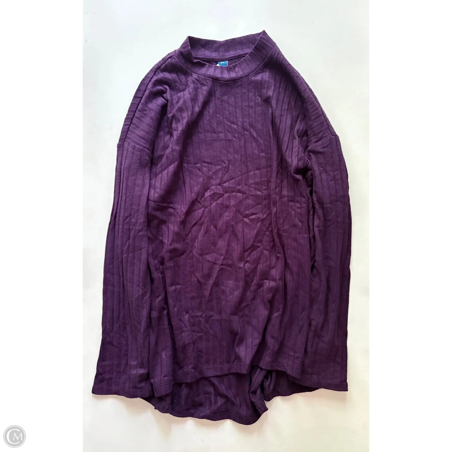 Top Long Sleeve By Old Navy In Purple, Size: 2x