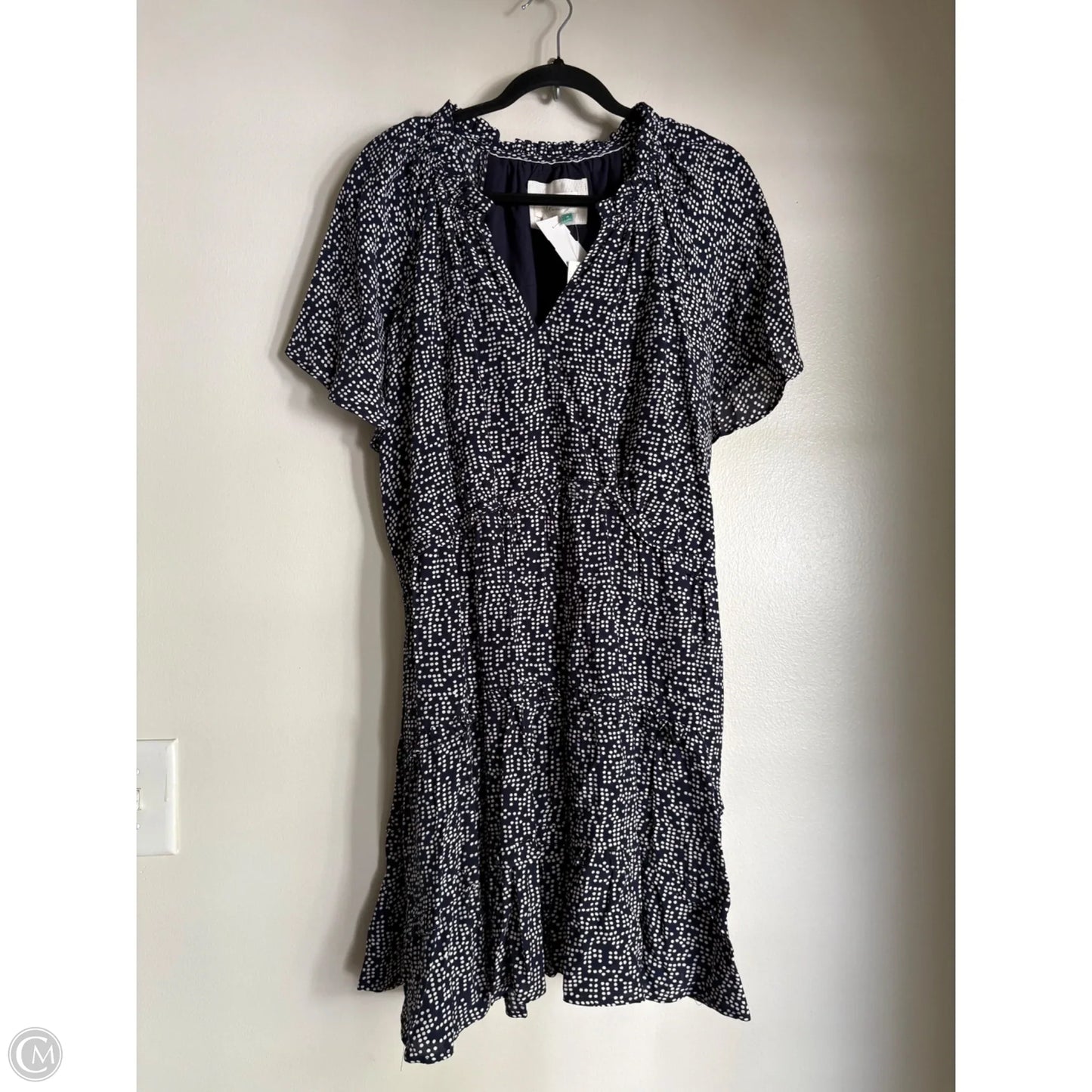 Dress Work By Anthropologie In Navy, Size: 1x