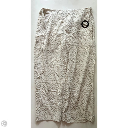 Pants Linen By New Directions In Cream, Size: 14