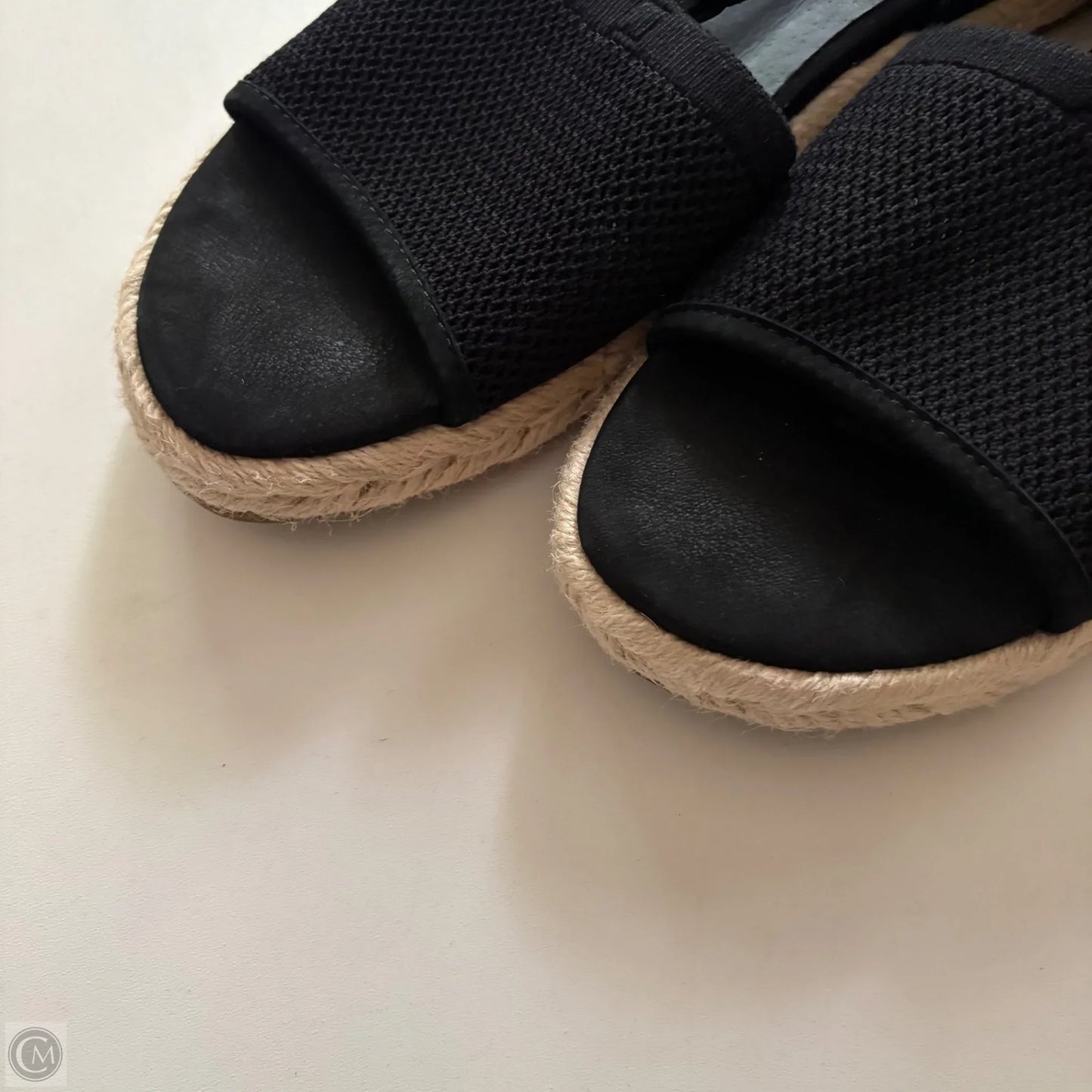 Sandals Flats By Eileen Fisher In Black, Size: 9