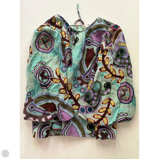 Top Long Sleeve By Marie Oliver In Multi-colored, Size: L