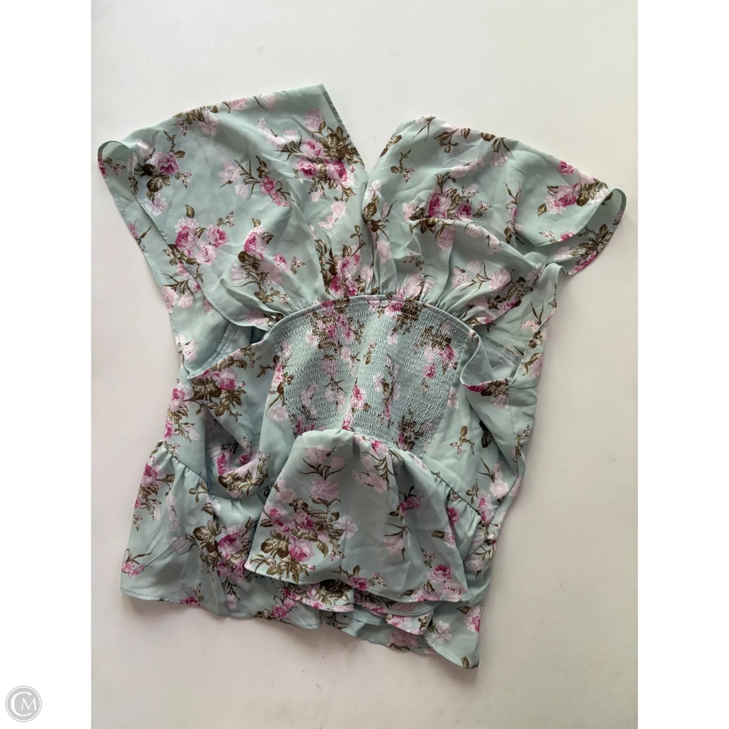 Blouse Sleeveless By Express In Floral Print, Size: L