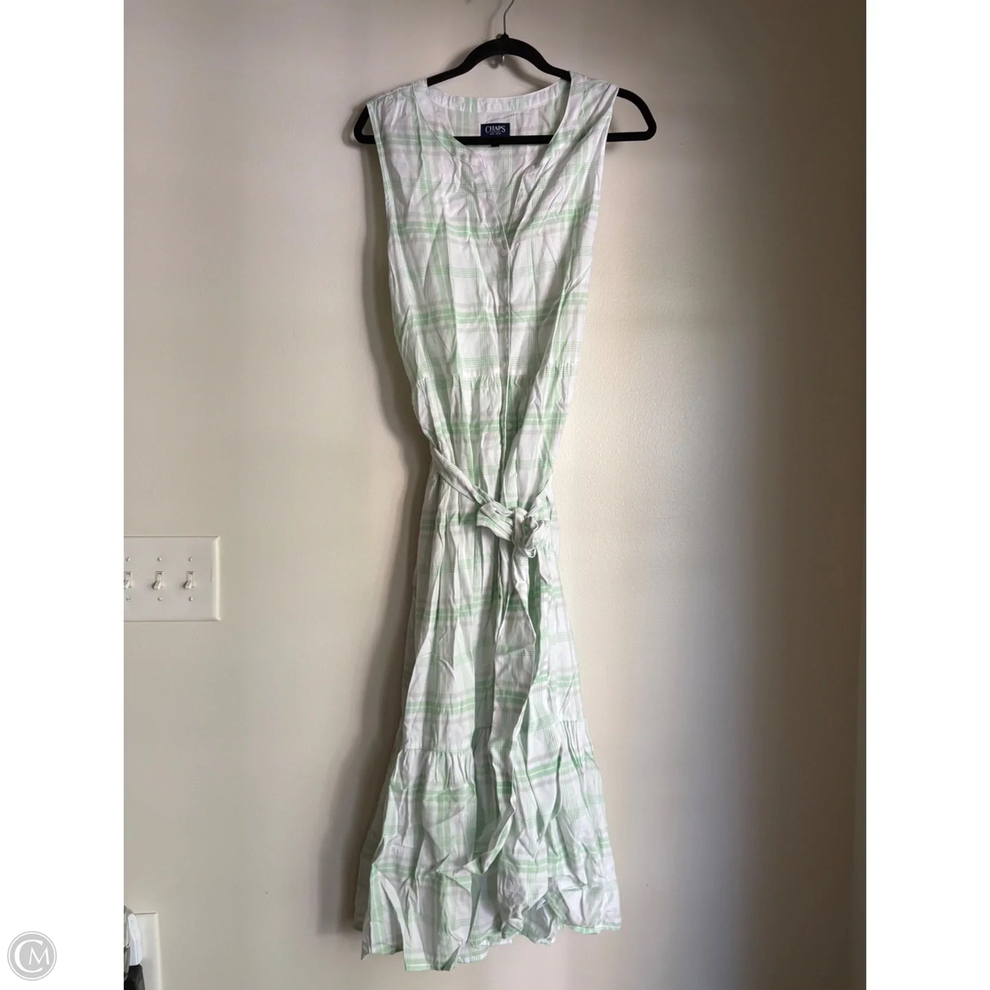 Dress Casual Maxi By Chaps In Green, Size: Xl