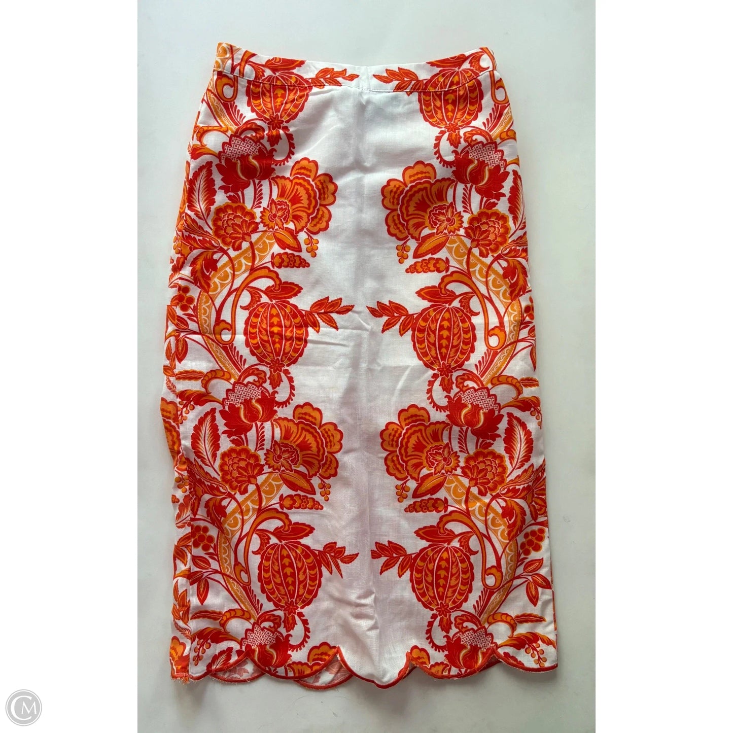 Skirt Maxi By Cato In Orange, Size: 4
