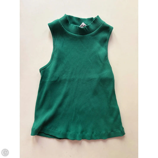 Top Sleeveless By Old Navy In Green, Size: L