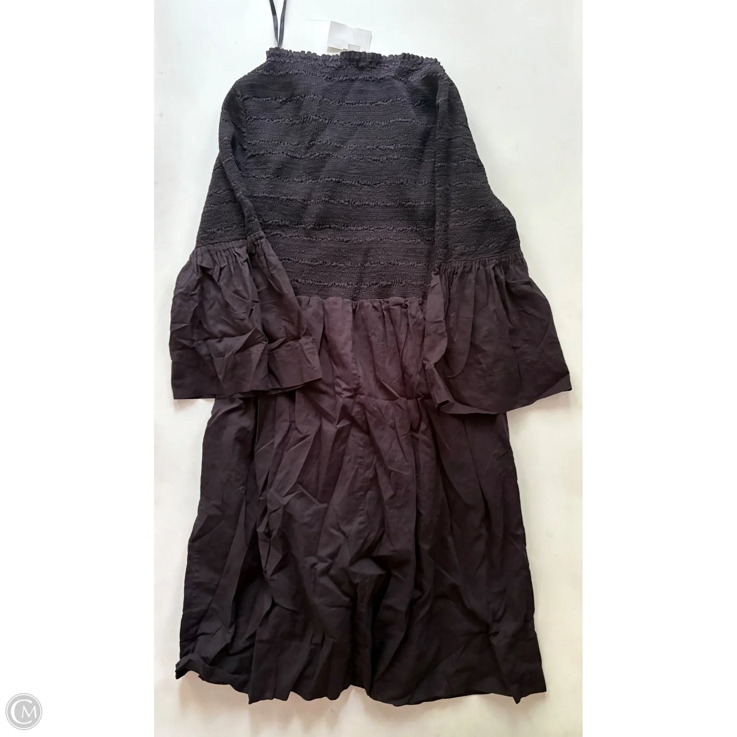 Dress Casual Midi By Calvin Klein In Black, Size: L