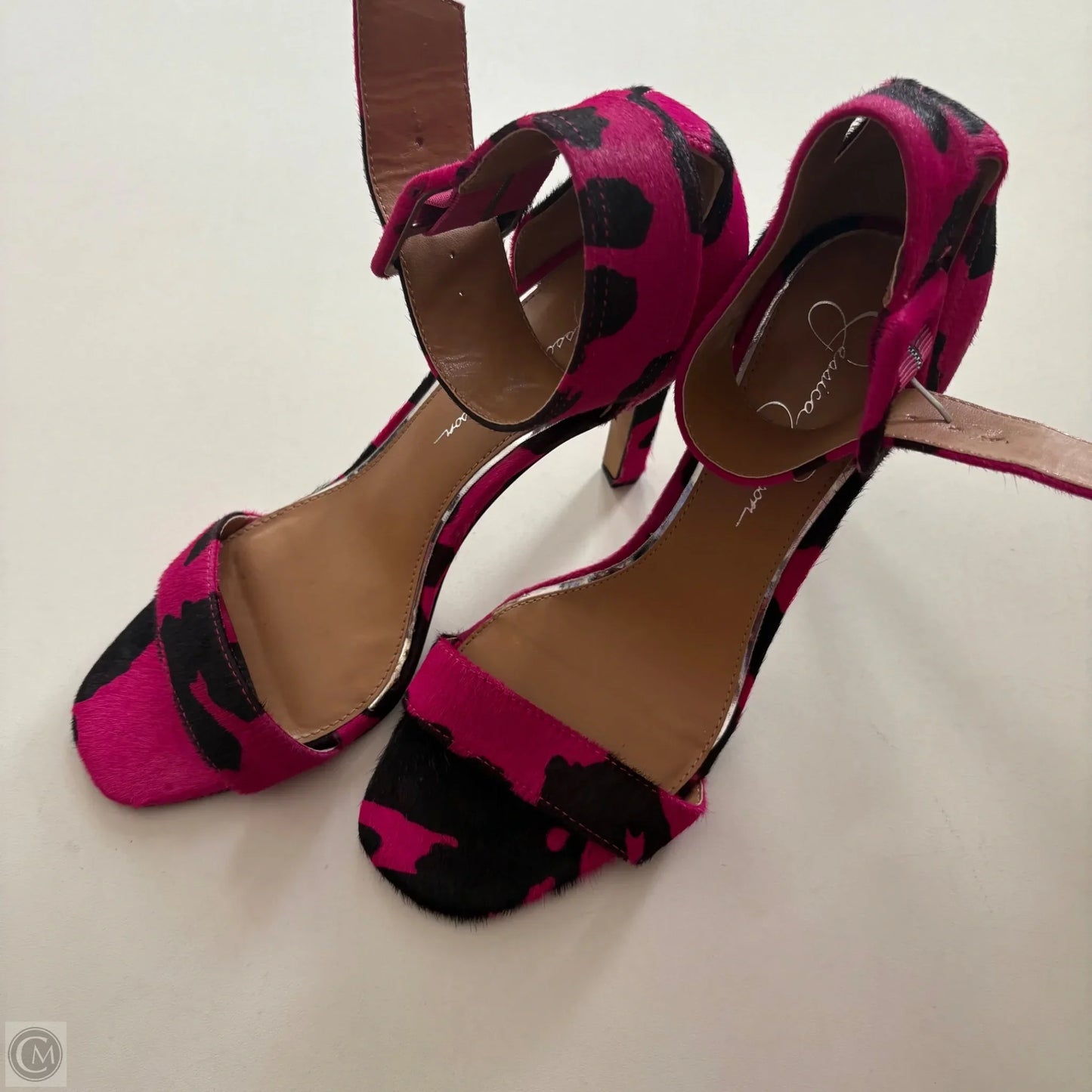 Shoes Heels Kitten By Jessica Simpson In Animal Print, Size: 9.5