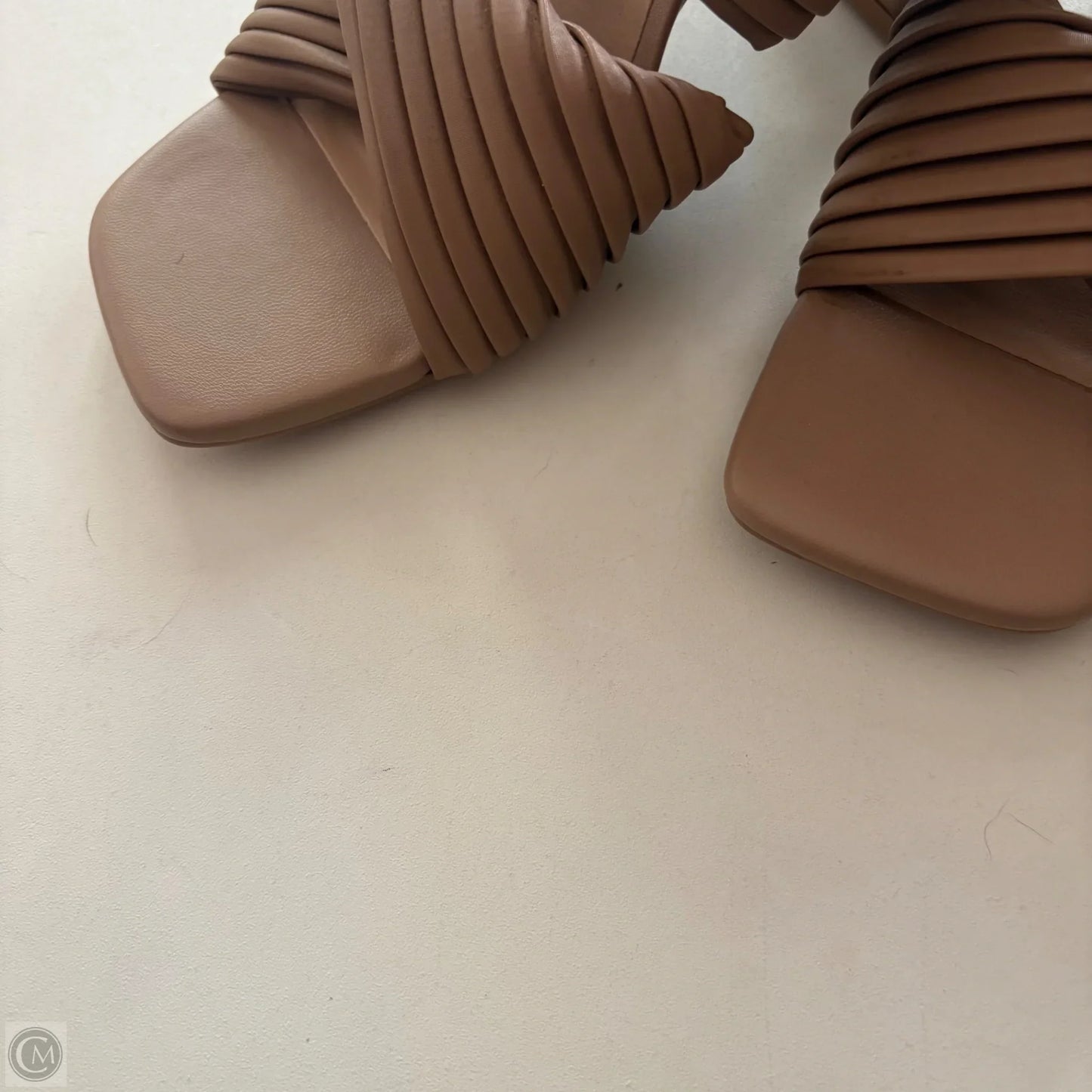 Sandals Heels Block By A New Day In Brown, Size: 6