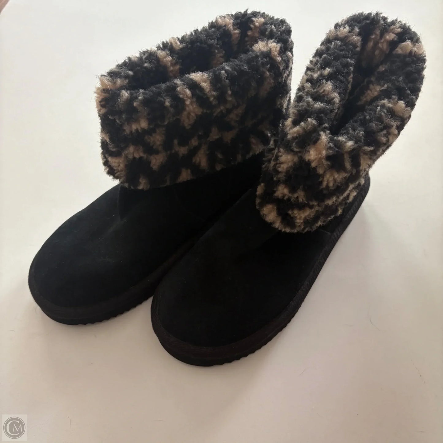 Boots Designer By Michael Kors In Black, Size: 5