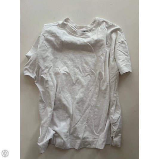 Top Short Sleeve By Old Navy In White, Size: L