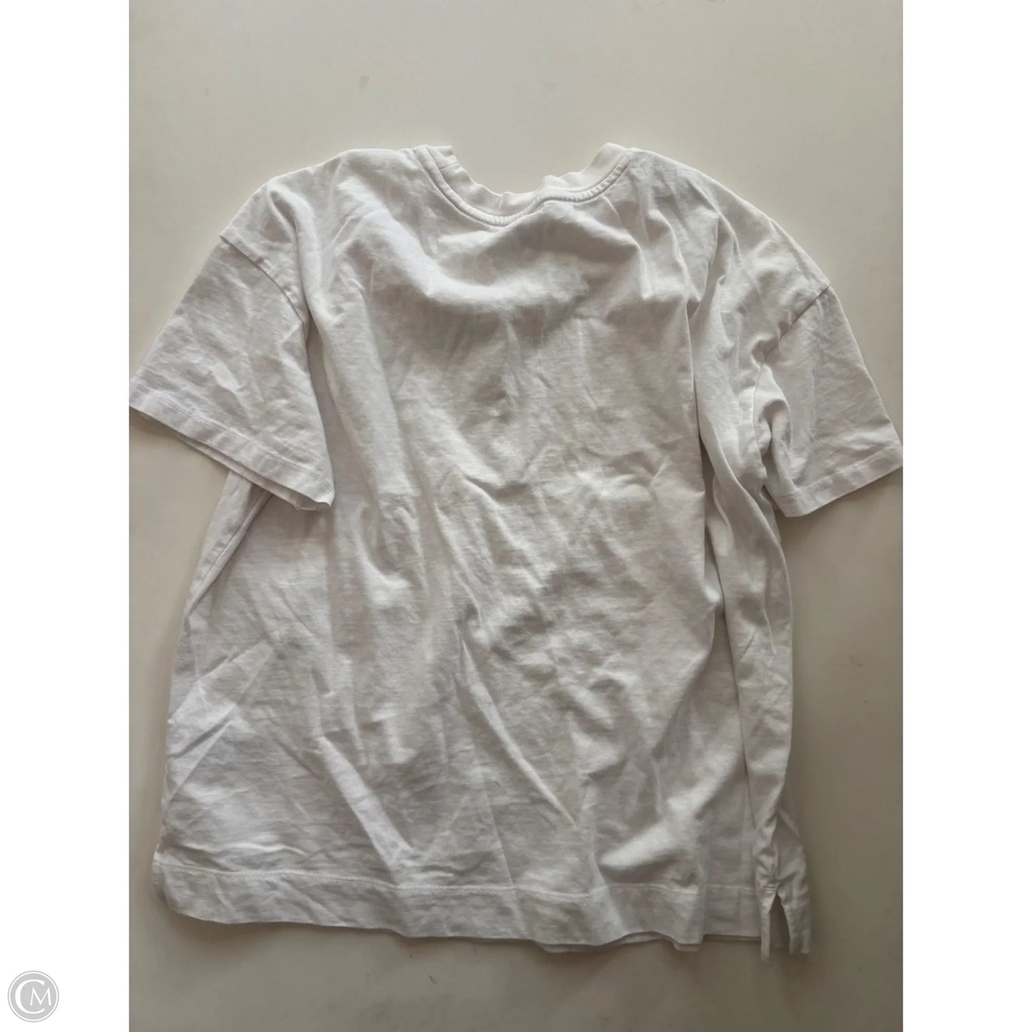 Top Short Sleeve By Old Navy In White, Size: L