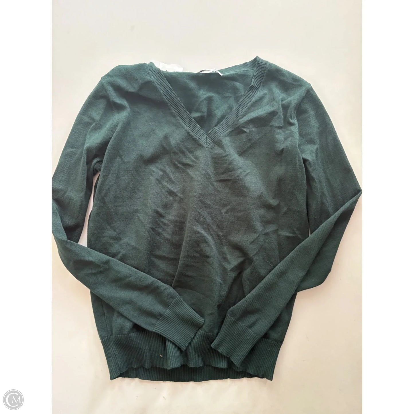 Sweater By Calvin Klein In Green, Size: S